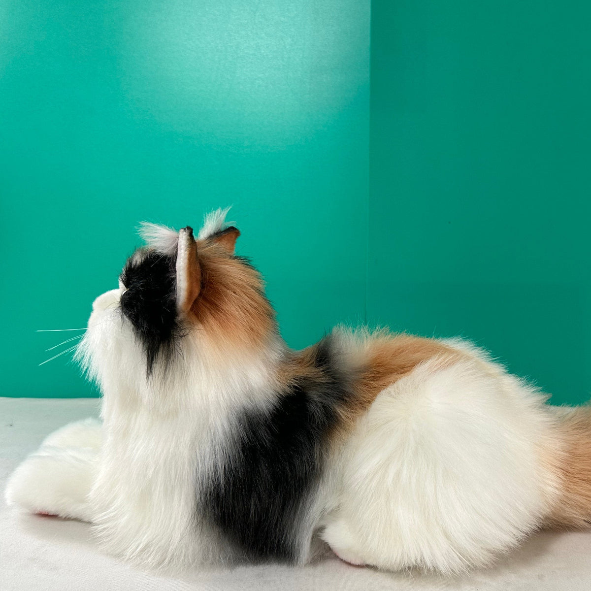 Plush Calico Cat-Handmade Life-Size Companion & Pet Memorial