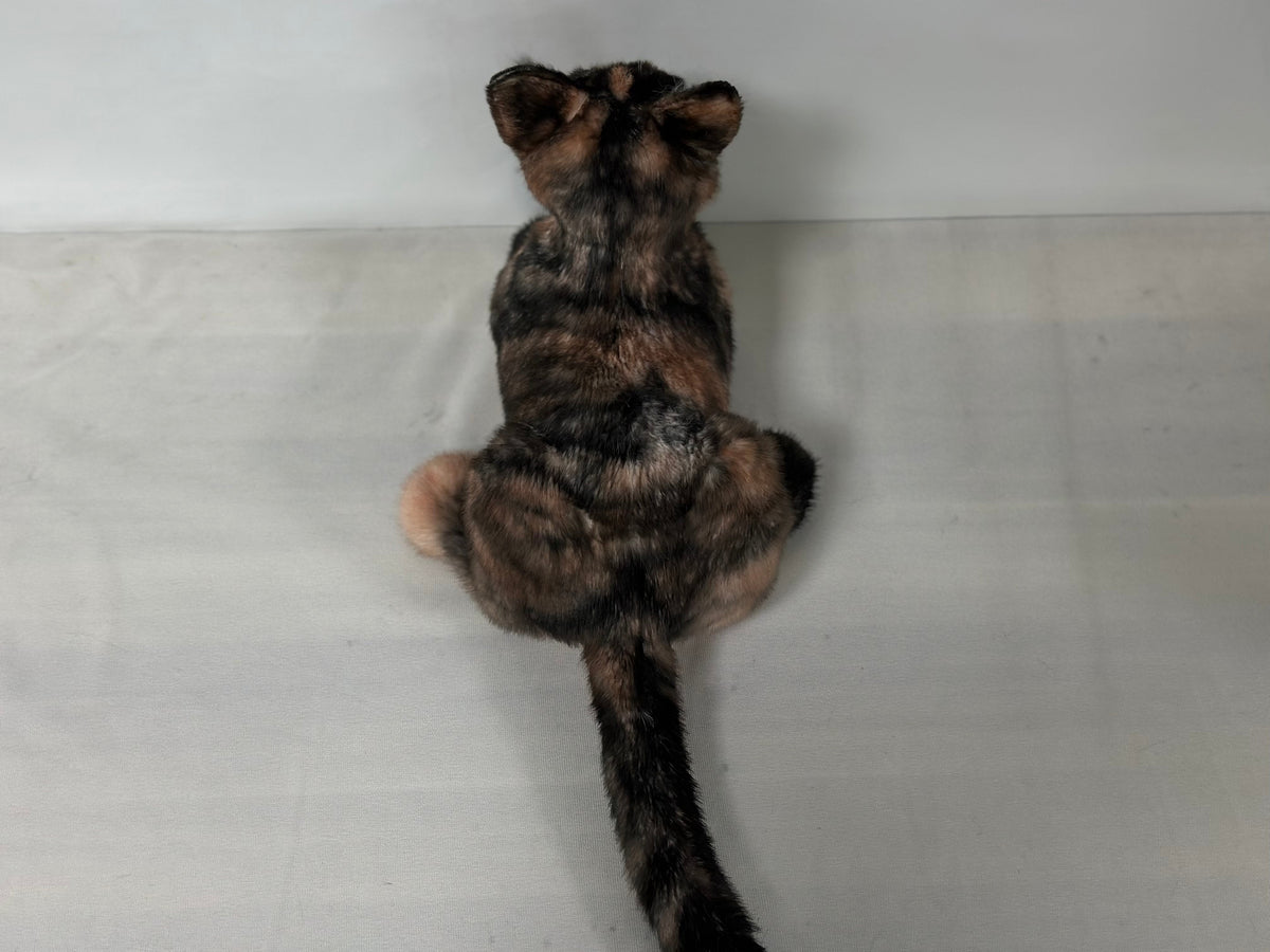 Plush Tortoiseshell Cat Shorthair- Handmade Life-Size Companion & Pet Memorial