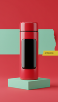 Touchscreen Smart Water Bottle With Temp Display